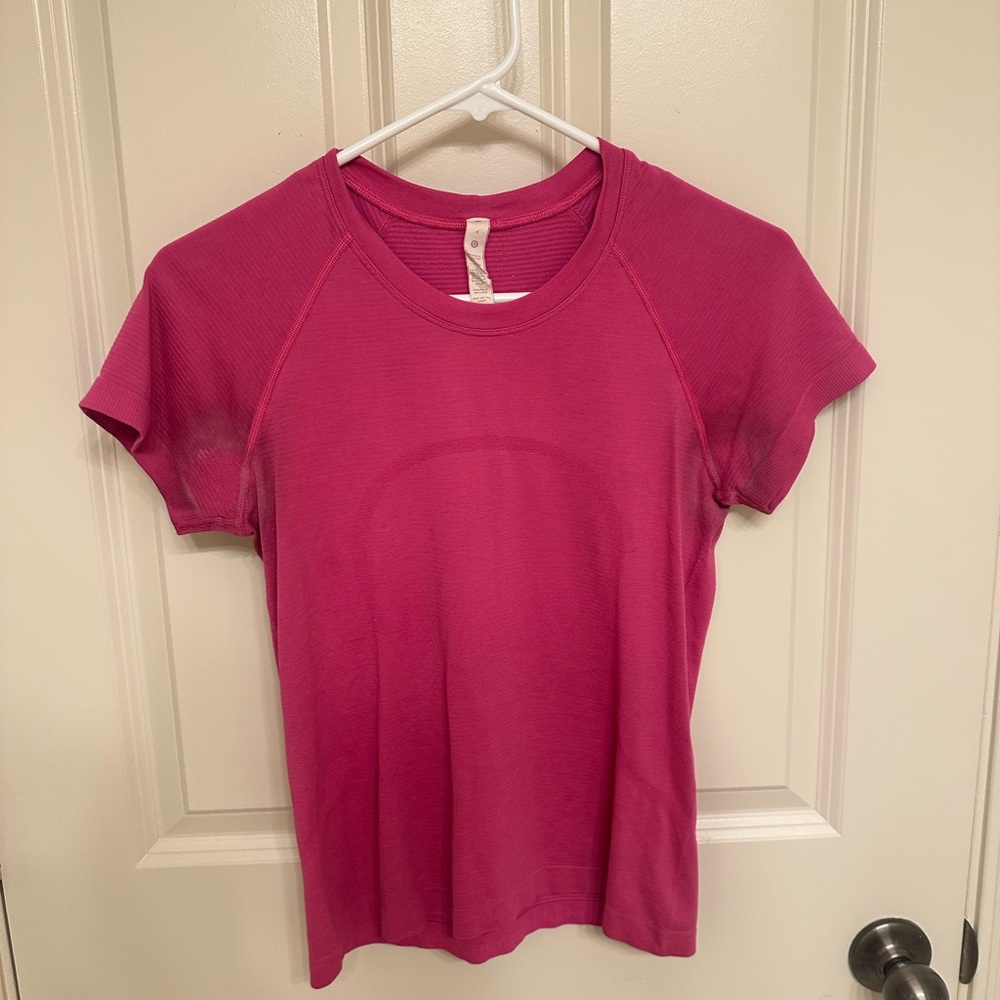 lululemon athletica Pink Swiftly Short-Sleeve